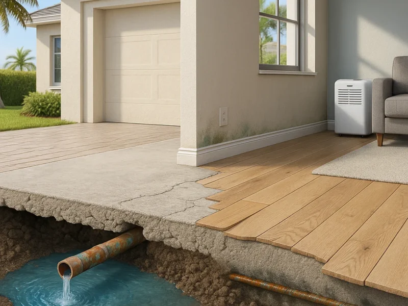 Health and Property Risks of Undetected Slab Leaks in Naples