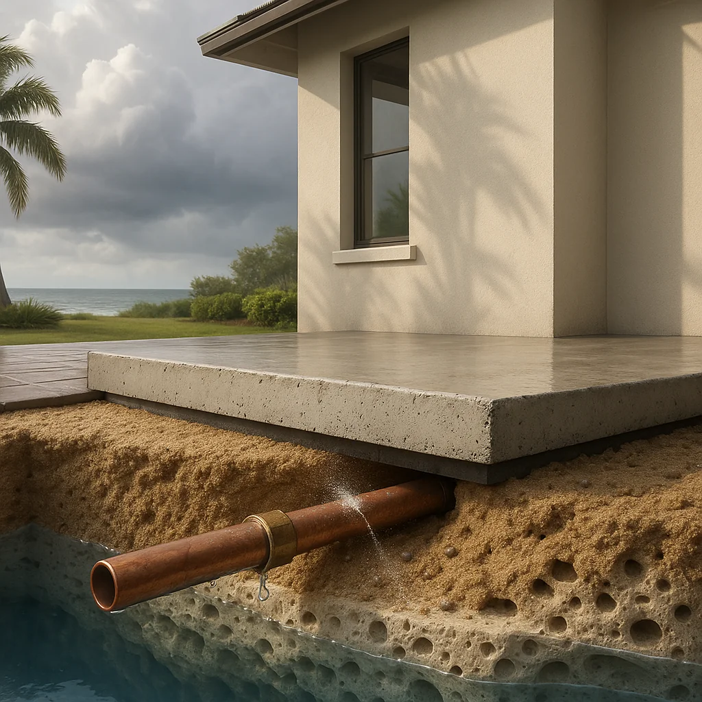 Why Slab Leaks Are Common in Naples: Local Climate and Soil Factors